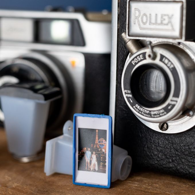 Monóculo Chaveiro Personalizado com Foto e Tampa Colorida - 2