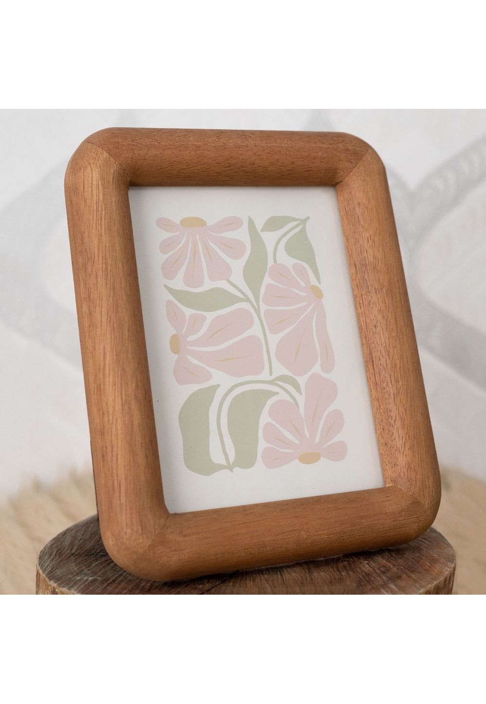 Porta‑Retrato Ébano Curvo 15x21 – Design Curvo e Elegância