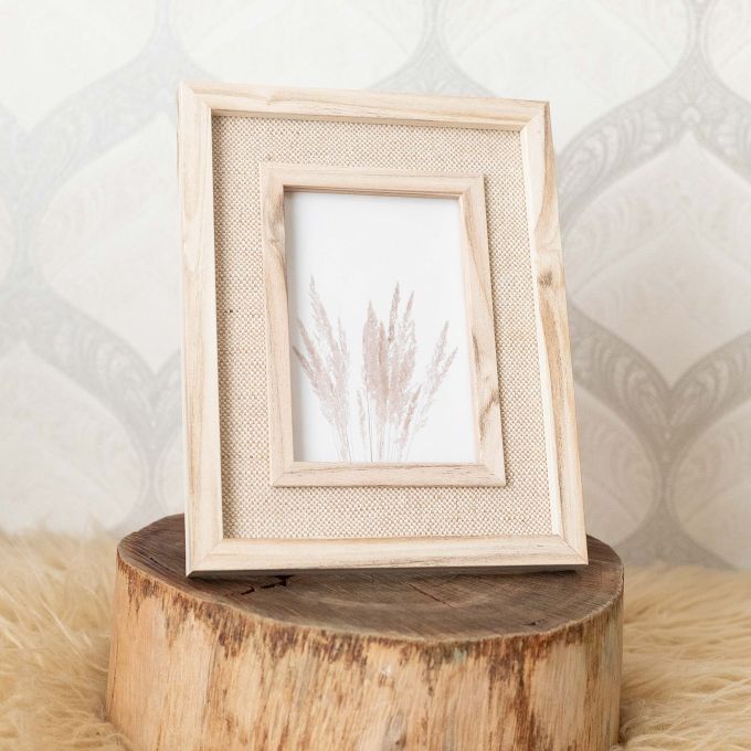 Porta Retrato em Linho Claro 10x15 - 1