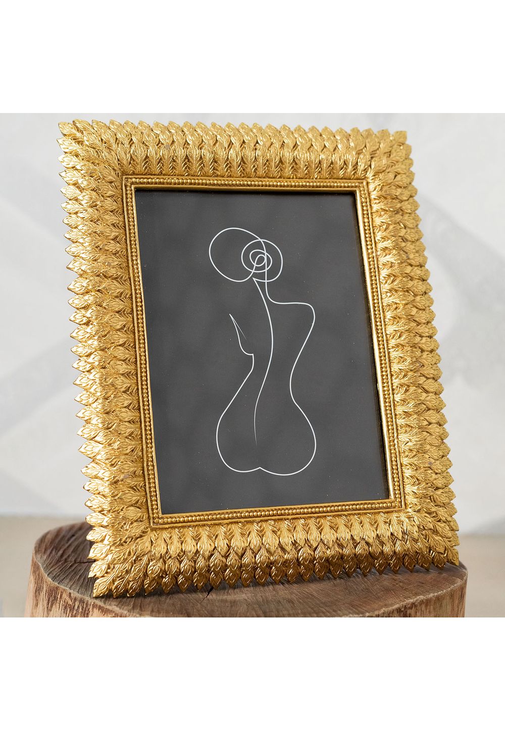 Porta Retrato Lótus de Ouro 15X21