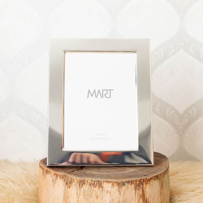 Porta-Retrato em Metal Prata 15x21 – Design Moderno e Elegância Duradoura - 1