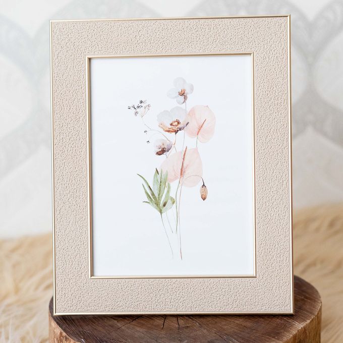 Porta Retrato em Poliestireno e Vidro 10x15