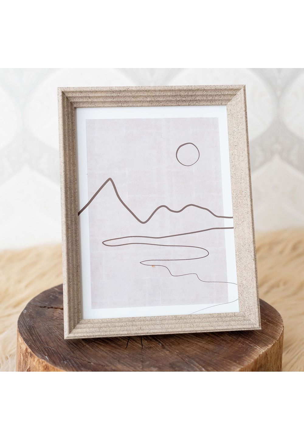 Porta Retrato em Poliestireno e Vidro 15x21