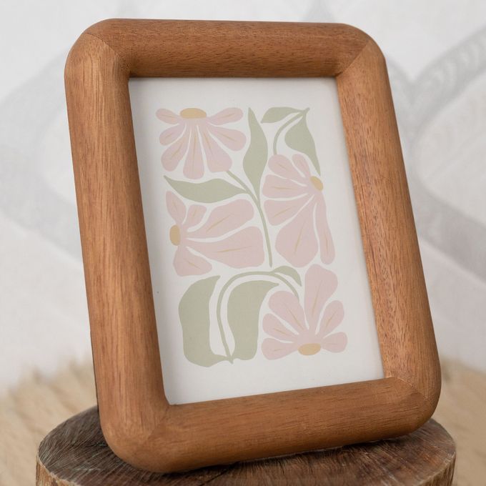 Porta‑Retrato Ébano Curvo 15x21 – Design Curvo e Elegância - 1