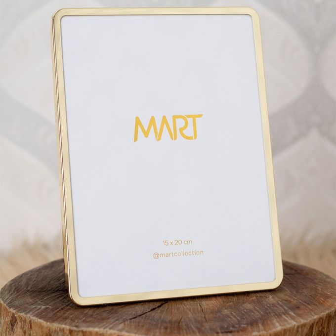 Porta-Retrato Tablet Dourado 10x15 – Sofisticação e Estilo Contemporâneo - 1