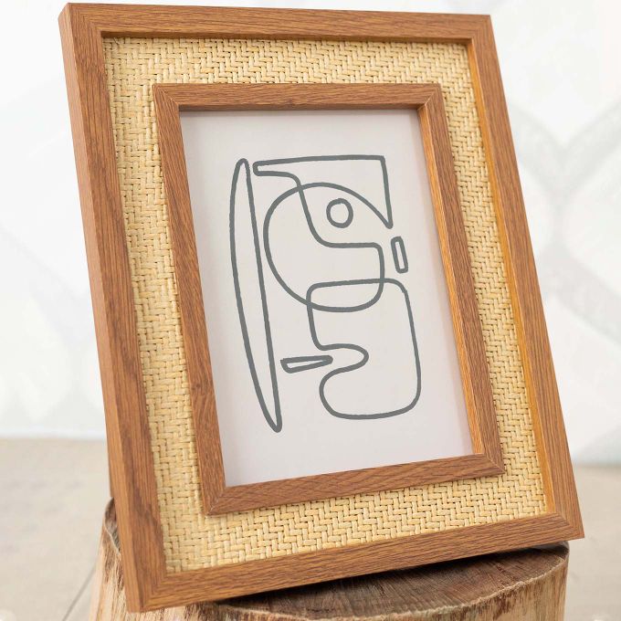 Porta Retrato Rattan 15x21