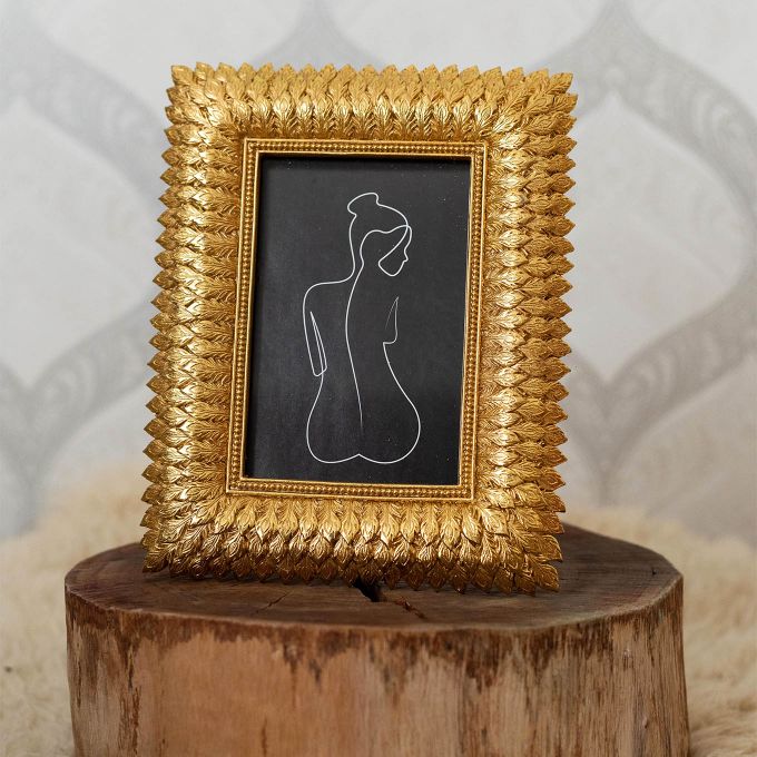 Porta Retrato Lótus de Ouro 10x15