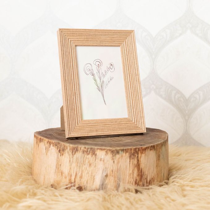 Porta Retrato Efeito Madeira 10x15 - 1