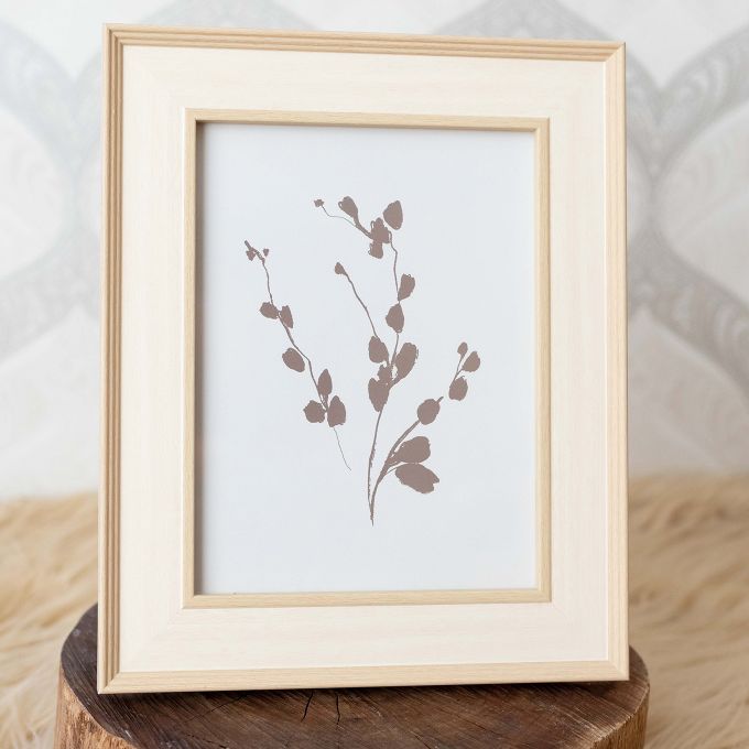 Porta Retrato em Poliestireno e Vidro 10x15