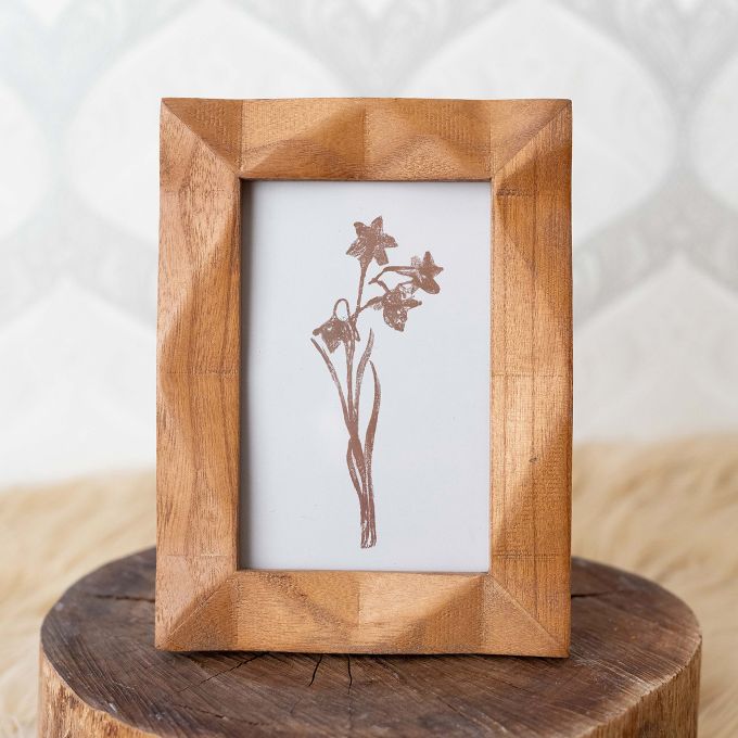 Porta Retrato em Madeira e Vidro 15x21