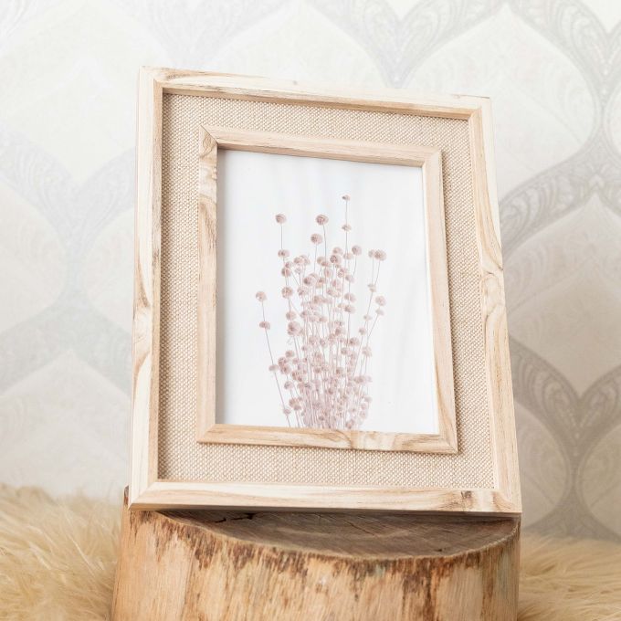 Porta Retrato em Linho Claro 15x21