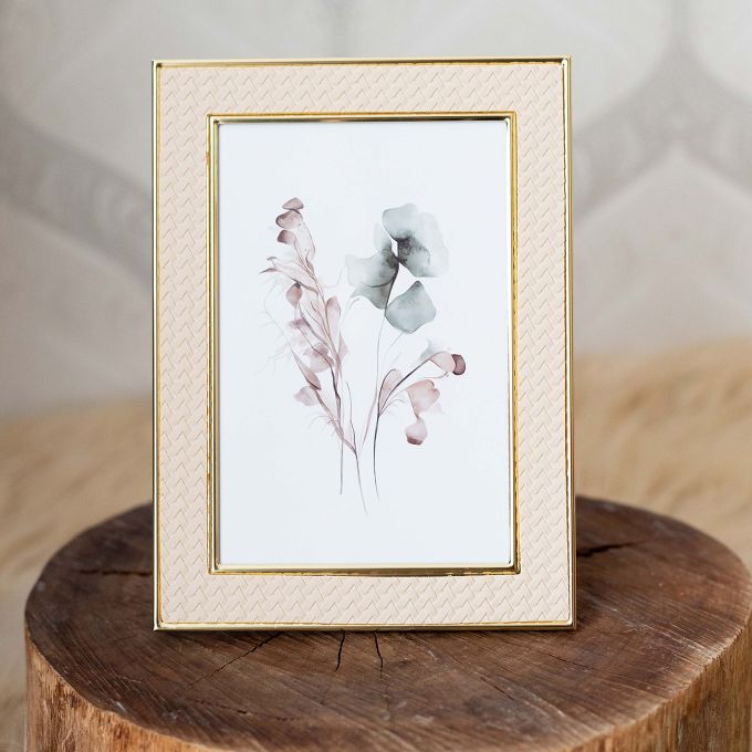 Porta Retrato com revestimento em Pu 10x15