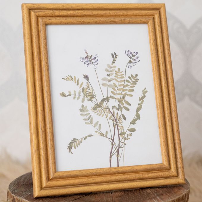 Porta-Retrato em Madeira Clara 15x21 – Elegância Natural para Suas Memórias - 1