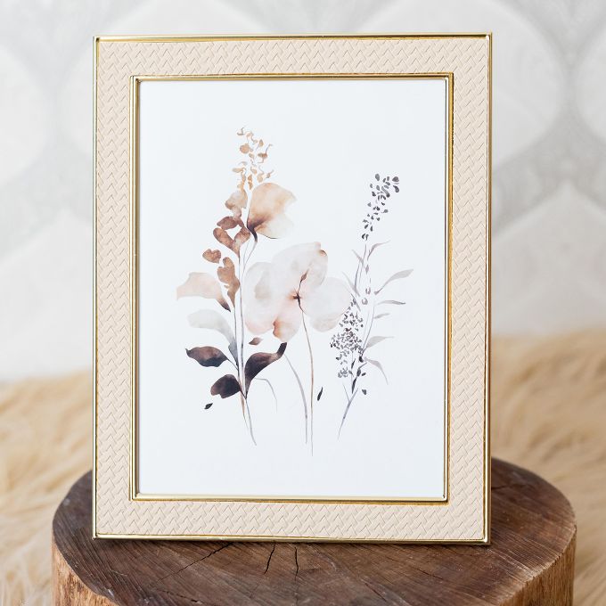 Porta Retrato com revestimento em Pu 15x21 - 1